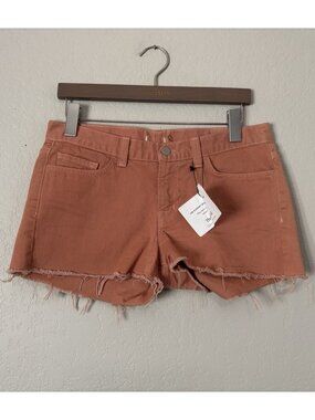 J BRAND Women's Coral Low Rise Regular Fit Cut-Off Short Jean Shorts size 27
